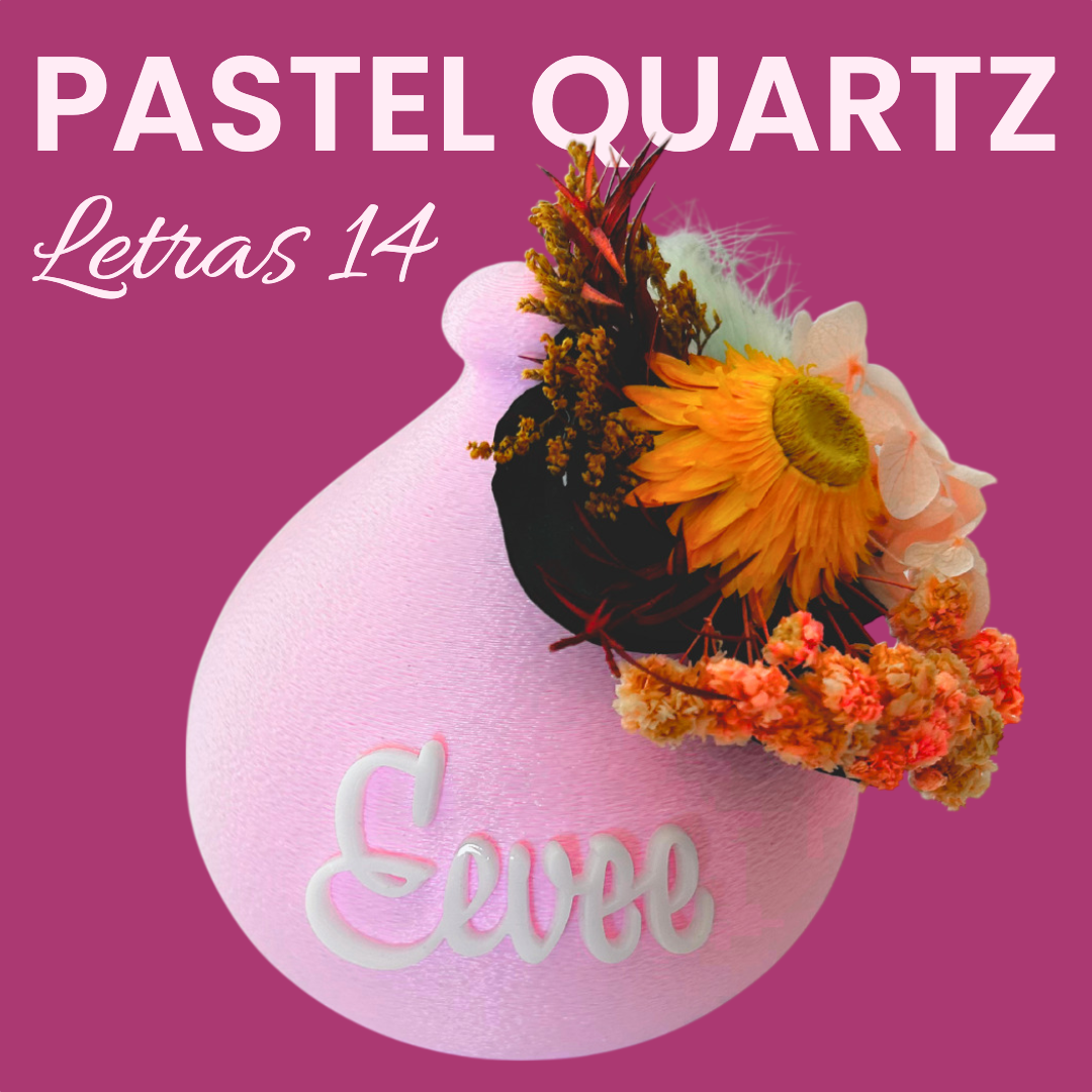 PASTEL QUARTZ. LETRAS 14