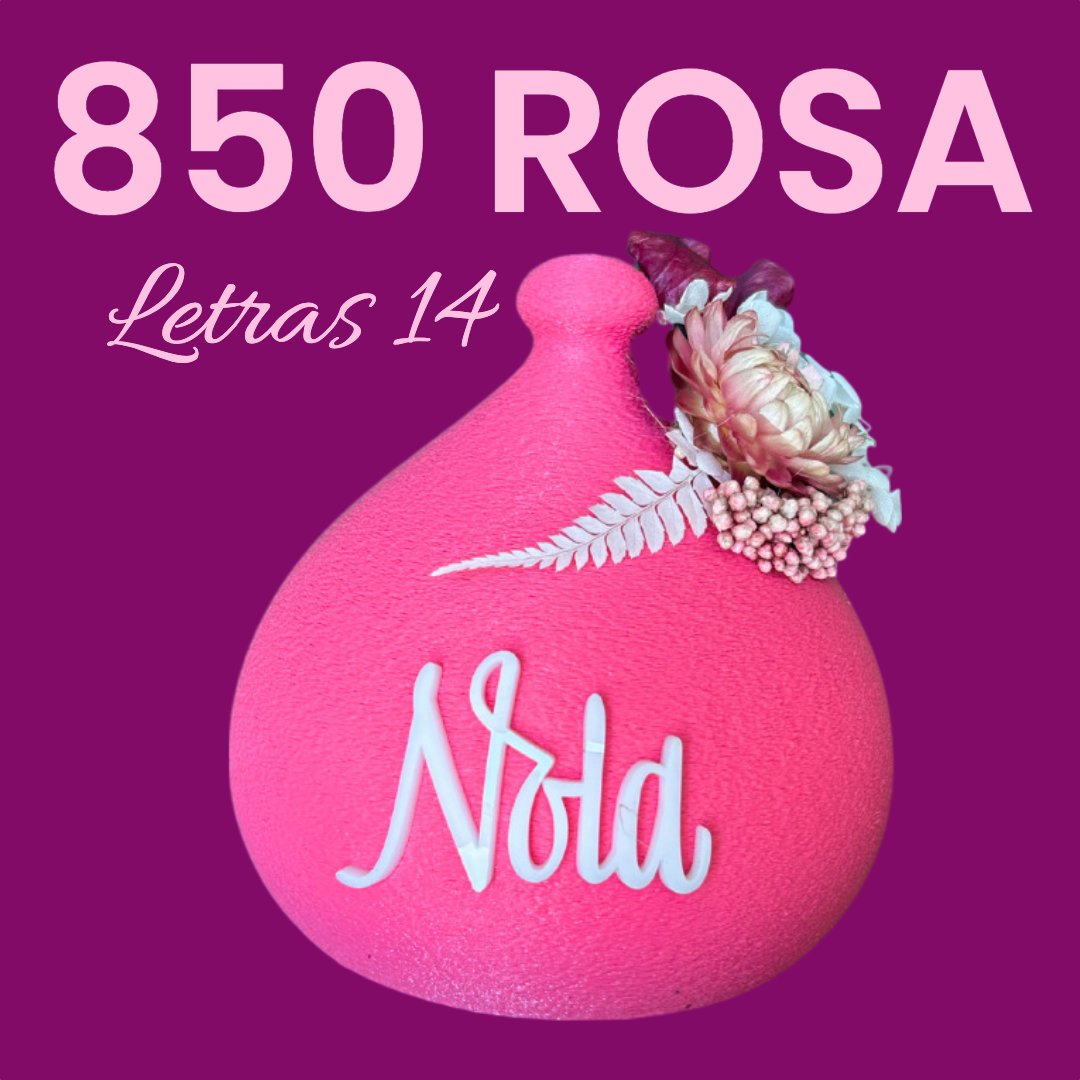 850 ROSA. LETRAS 14