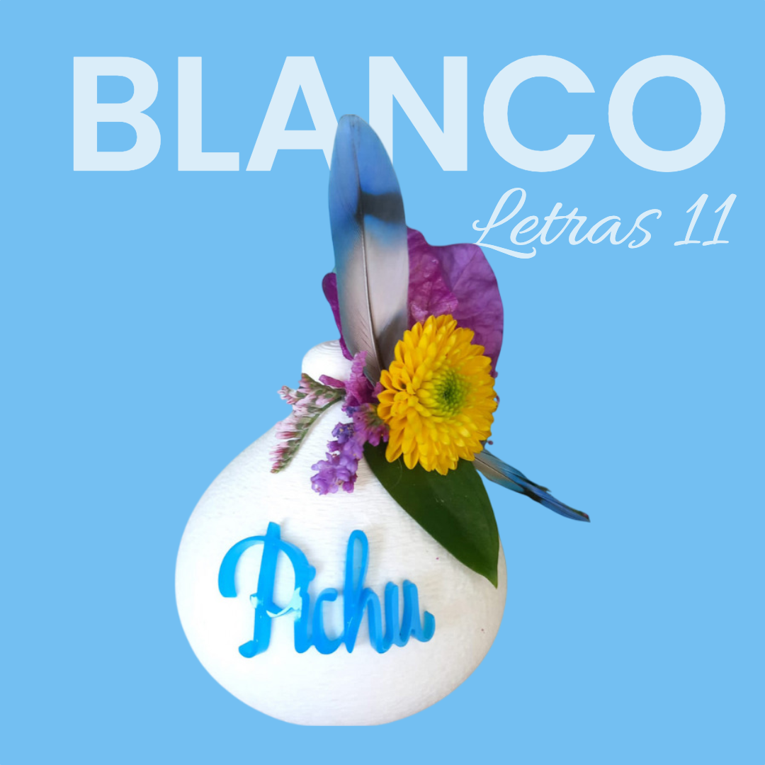 BLANCO. LETRAS 11